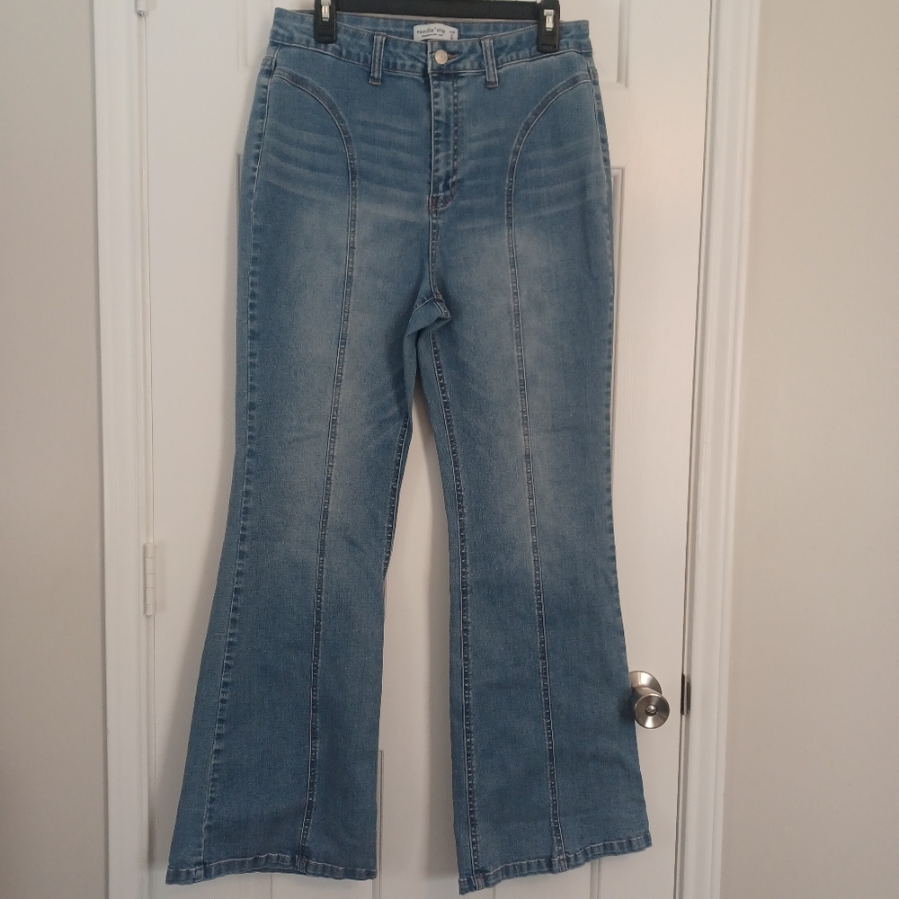 Vanilla Star Wide Leg Jeans Jrs sz 13